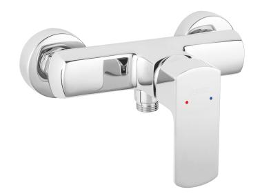 Zdjęcie: Bateria natryskowa ścienna Alba VerdeLine, chrom FERRO