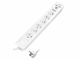 Listwa przeciwprzepięciowa 6x2P+Z,2xUSB,3x1,3m ORNO