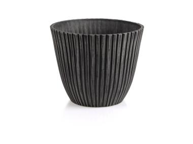 Zdjęcie: Doniczka z surowców 25x25x20 cm szara TIN TOURS