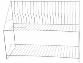 Suszarka 2-poziomowa 80 cm zwykła bez podstawki SMART KITCHEN DESIGN