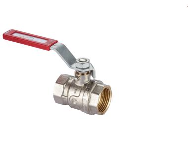 Zdjęcie: Zawór kulowy z rączką z okienkiem w/w 1 1/4" CALIDO