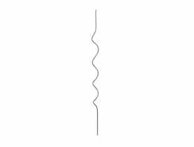 Podpora do roślin 150 cm aluminiowa spiralna TIN TOURS