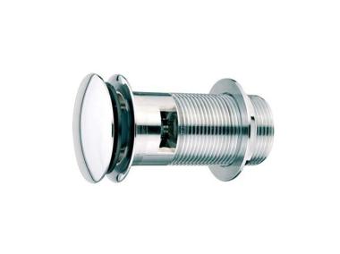 Zdjęcie: Spust umywalkowy klik-klak dekoracyjny 1.1/4x60 mm z małą nakrętką z przelewem chrom MCALPINE