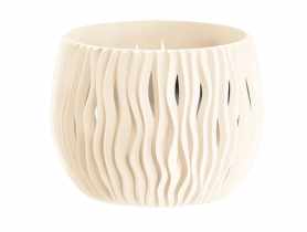 Doniczka Bowl Sandy basic krem 18 cm PROSPERPLAST