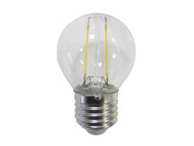 Żarówka dekoracyjna G45 E27 2 W clear POLUX