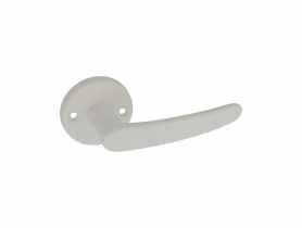 Klamka lak Nadia biała METRO