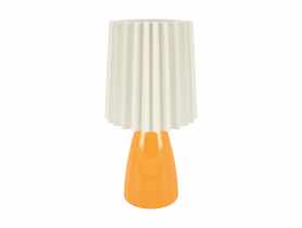 Lampka stołowa Malma E14 kolor pomarańczowy max 25 W STRUHM