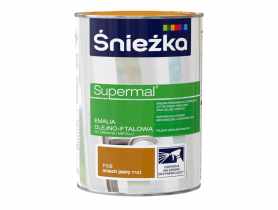 Emalia Supermal matowy orzech jasny F108 0,8L ŚNIEŻKA