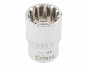 Nasadka Spline 1/2", 18 mm NEO