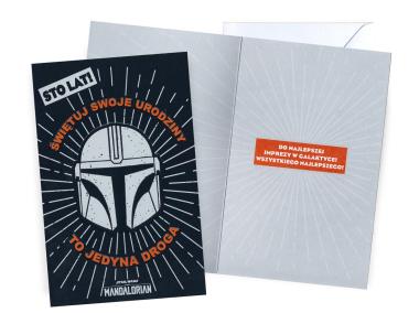 Zdjęcie: Karnet DHS-013 Urodziny - Boba Fett KUKARTKA