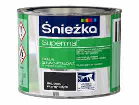 Emalia Supermal czarny RAL9005 0,2L ŚNIEŻKA