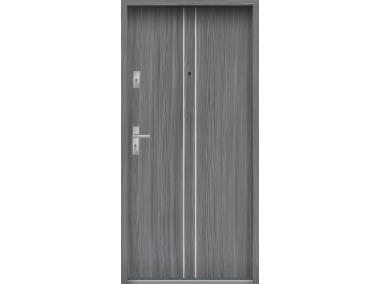 Zdjęcie: Drzwi wejściowe do mieszkań Bastion A-38 Mokka 90 cm prawe OSP KR CENTER