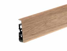 Listwa przypodłogowa PVC Hi Line Prestige 2,2x7,5 cm 2,50 m Dąb Newada Mat CEZAR