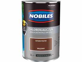 Farba emalia chlorokauczukowa 1 L brązowa NOBILES