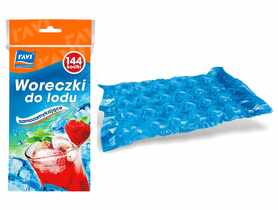 Woreczki do lodu 144 szt. samozamykające RAVI
