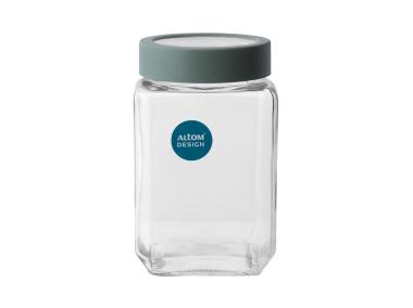 Zdjęcie: Pojemnik kwadratowy z szałwiową pokrywką 700 ml ALTOM DESIGN