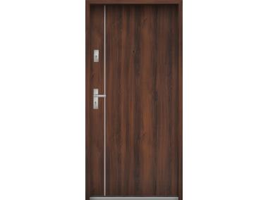 Zdjęcie: Drzwi wejściowe do mieszkań Bastion A-31 Orzech 80 cm prawe ODP KR CENTER