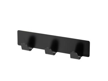 Zdjęcie: Wieszak samoprzylepny Niko 3 black GALICJA