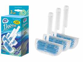 Kostka toaletowa Deo Active 3 sztuki II, Ocean Breeze CLEAN THERAPY