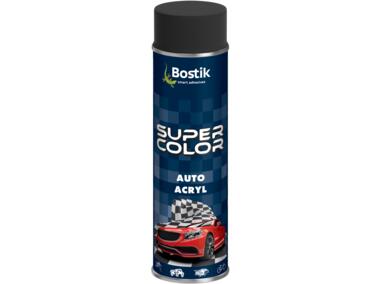 Zdjęcie: Lakier akrylowy motoryzacyjny Super Color Auto Acryl czarny mat 500 ml BOSTIK