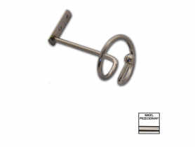 Hak do drapowania fi 19 mm fi 25 mm 2 szt nikiel KARWEL