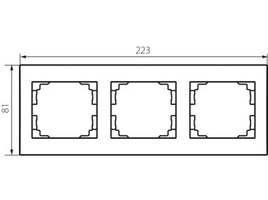 Zdjęcie: Ramka Logi x3 02-1480-042 MOWION