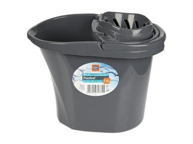 Zdjęcie: Wiadro z wyciskaczem Practical 15l grey SIMPLE SOLUTIONS