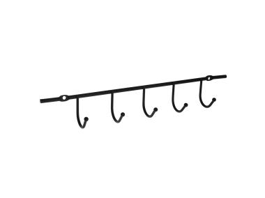 Zdjęcie: Wieszak Niagara 5-hak czarny BISK