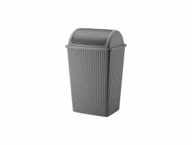 Kosz na śmieci uchylny Cesare 10,5 L szary GALICJA
