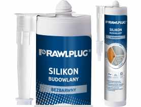 Silikon budowlany bezbarwny 300 ml RAWLPLUG