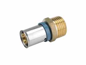 Złączka zaciskowa PEX 16x3/4 gwint zewnętrzny TECRA