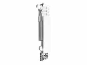 Element grzejnika G500F D/1 lewy z zespołem przyłączeniowym prostym KFA