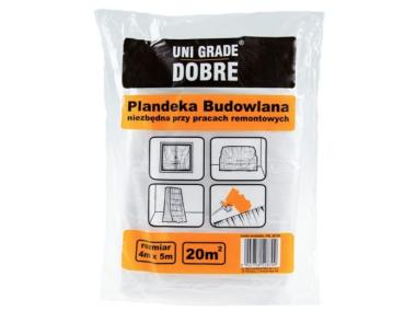 Zdjęcie: Plandeka budowlana 4x5 m BLUE DOLPHIN