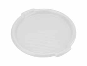 Tacka okrągła Clever 35,5x3 cm biała DOMOTTI