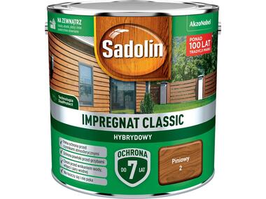 Zdjęcie: Impregnat ochronno-dekoracyjny hybrydowy Classic 2,5 L piniowy SADOLIN