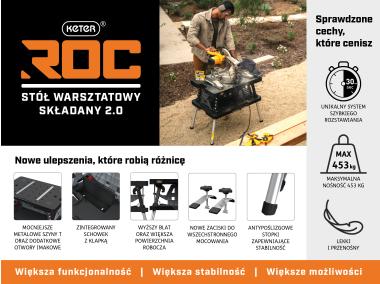 Zdjęcie: Stół warsztatowy składany Folding work table 2.0 ROC KETER