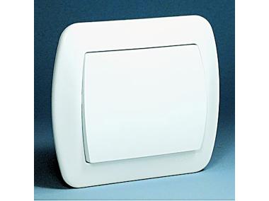 Zdjęcie: Włącznik pojedynczy AW1 biały ECOLINE