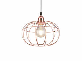 Lampa wisząca Viela pojedyncza miedziana GTV