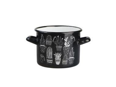 Zdjęcie: Garenk prosty Cactus black 2,4 L - 16 cm czarny ALTOMDESIGN