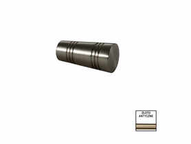 Końcówka karnisza Valentina fi 19 mm 2 szt turbo złoto KARWEL