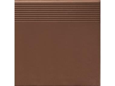 Zdjęcie: Płytka schodowa stopnica Brązowa 30x30 cm CERRAD
