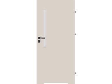 Zdjęcie: Drzwi wewnętrzne Gala 80P kaschmir FF, mleczna szyba, podcięcie NAWADOOR