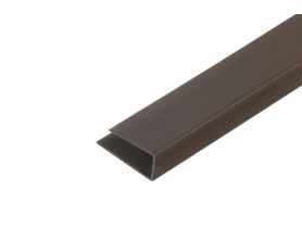 Listwa startowa do paneli ściennych PVC 3 m brązowa CEZAR