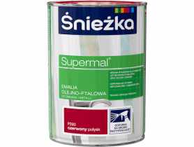 Emalia Supermal czerwony F590 0,8L ŚNIEŻKA