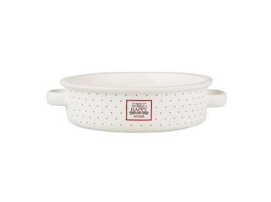 Zdjęcie: Naczynie porcelanowe Happy Home 18x5 cm kremowyowe ALTOMDESIGN
