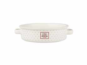 Naczynie porcelanowe Happy Home 18x5 cm kremowyowe ALTOMDESIGN