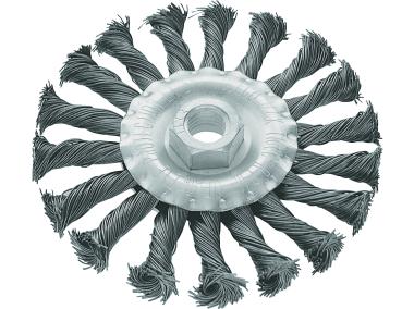 Zdjęcie: Szczotka tarczowa 150 mm stal do szlifierki kątowej - blister - RAWLPLUG
