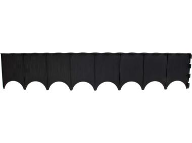 Zdjęcie: Obrzeże trawnikowe 590,5x116 mm czarny HAGSEN