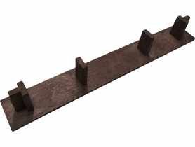 Zaślepka Z-130H20 czekoladowa 5 sztuk SEQO