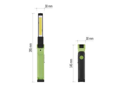 Zdjęcie: Latarka warsztatowa Cob LED, 750 lm, 1800 mAh, ładowalna EMOS